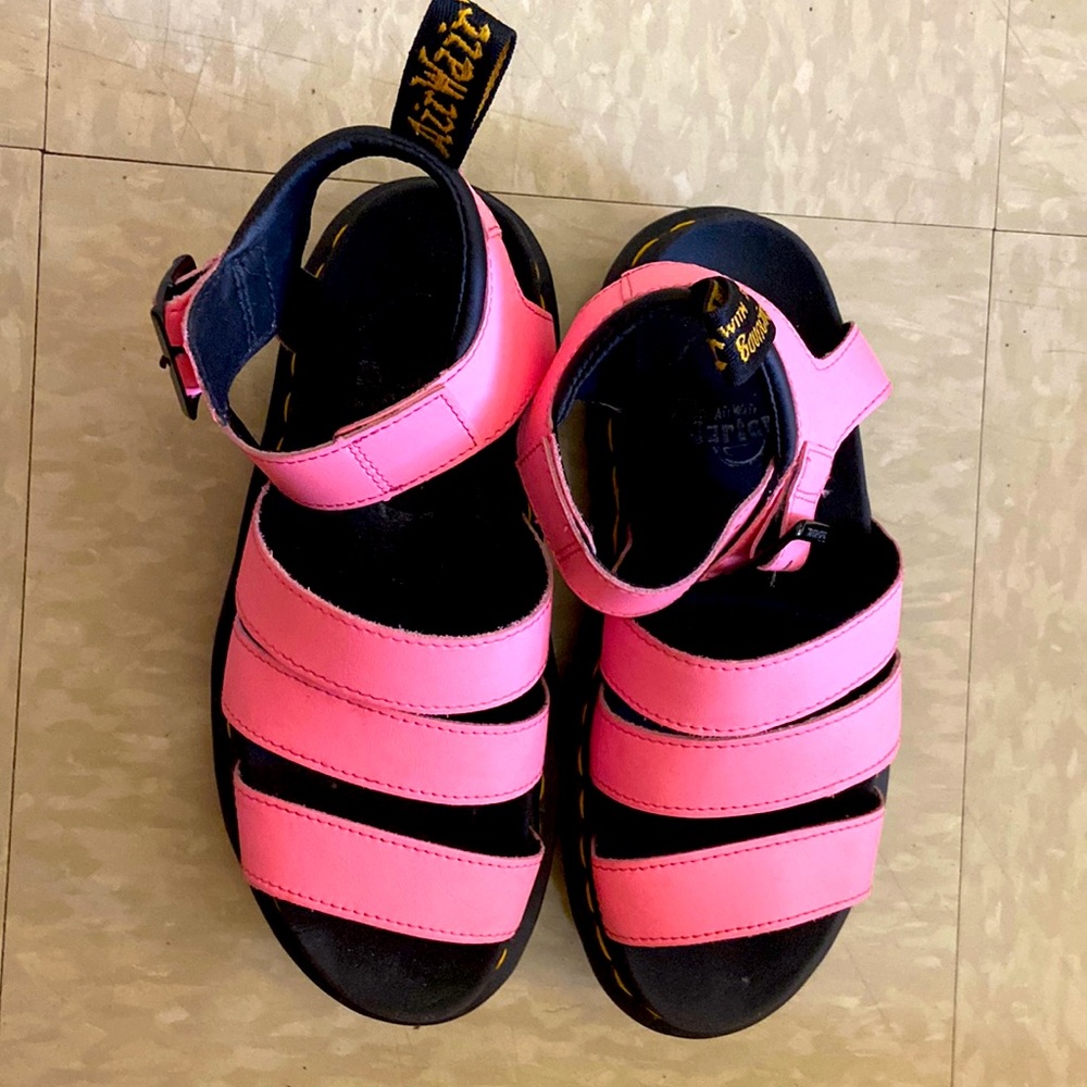 Hot Pink Dr. Marten Clarissa Sandal